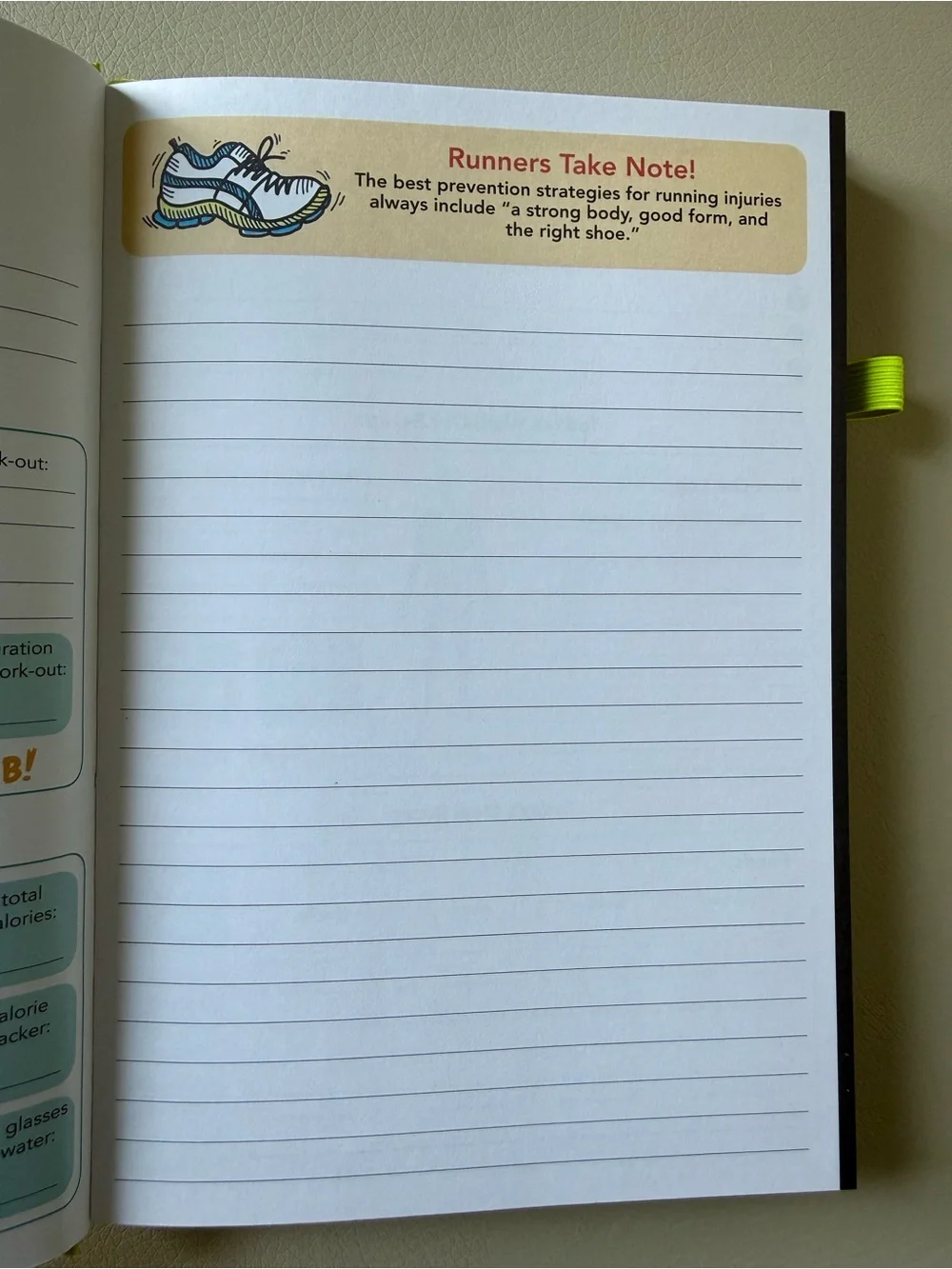 Guided Wellness Journal - Healthy Body Healthy Life - Gray & Neon Yellow